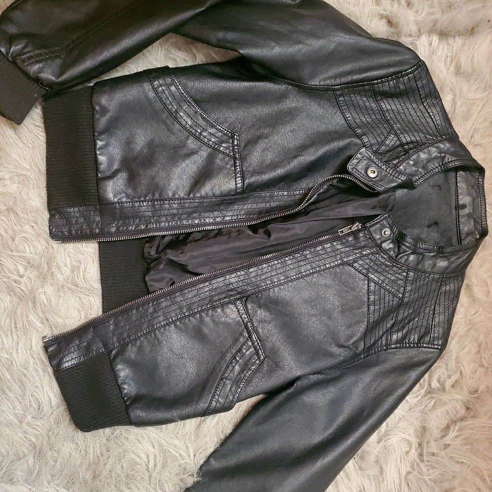 Womens leather jacket ( not real leather )